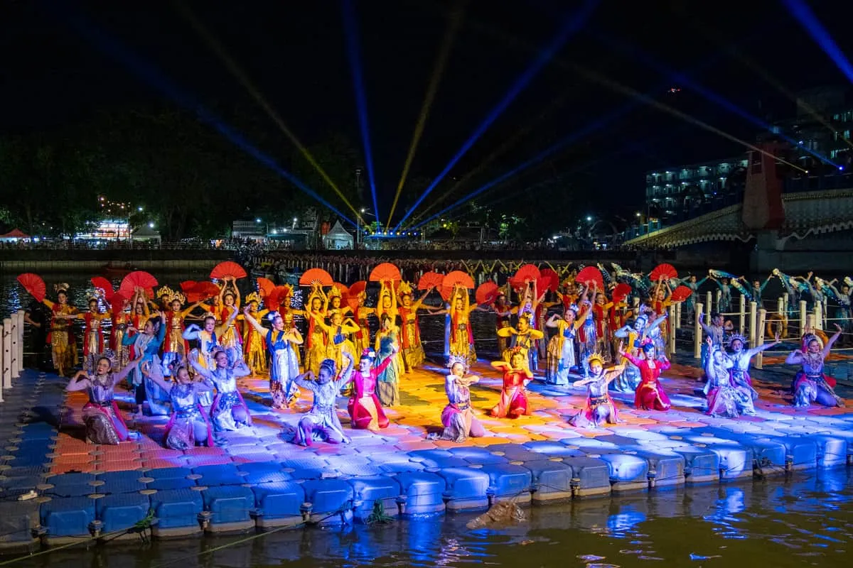 Foto suasana Koreografi Tradisional di Festival Cisadane
